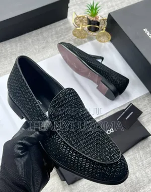 Dolce and Gabbana Luxury Black Shoe