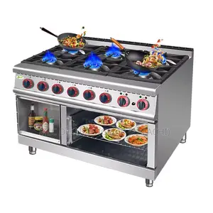 6 Burners Gas Cooker With Oven N Storage Cabinet 900 Series