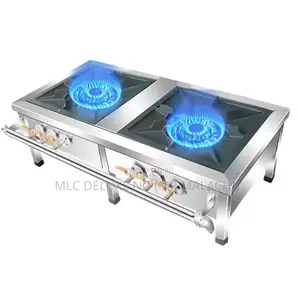 Double Phase Gas Stove / Double Gas Stock Pot Cooker Big Pot