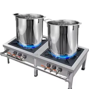 2 Big Pots Gas Cooker / Gas Stove (Double Phase)High Presure