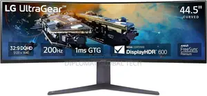 Lg 45gr75dc-B 45-Inch Ultragear Curved Gaming Monitor DQHD