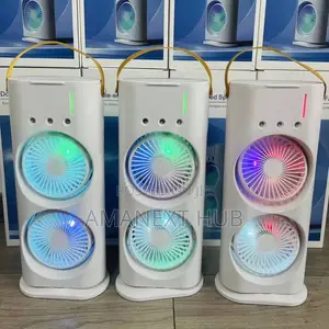 Portable Double-Ended Spray Fan + Air Cooler