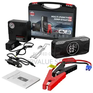 119000 Mah High Quality Jump Starter Power Bank + Tyre Pump