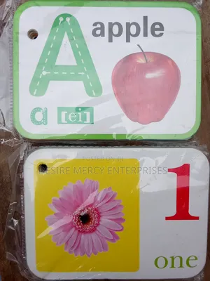 Numbers Alphabets Flashcards