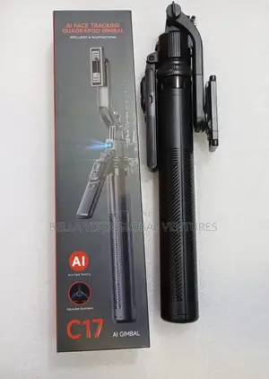 C17 Ai Tracking 360 Rotating Selfie Stick Tripod Stand