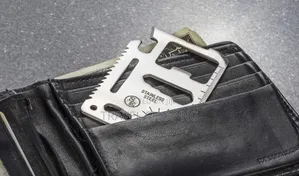 Stainless Steel Multi - Tool With Card Case