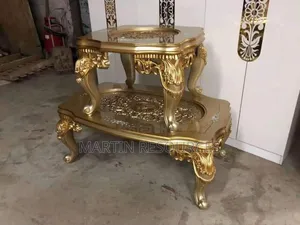 Luxury Centre Table With 2 Side Stools