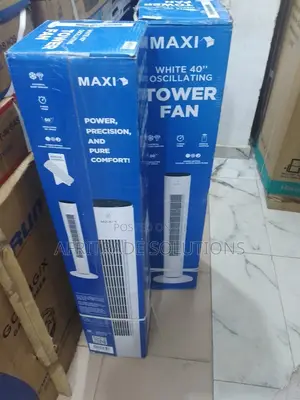Maxi 40'' Tower Fan – Powerful Cooling, Minimal Footprint