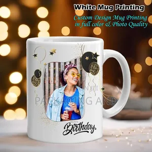White Mug Printing