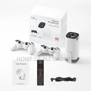 Portable Mini Projector With Wifi Bluetooth, Hd Video,