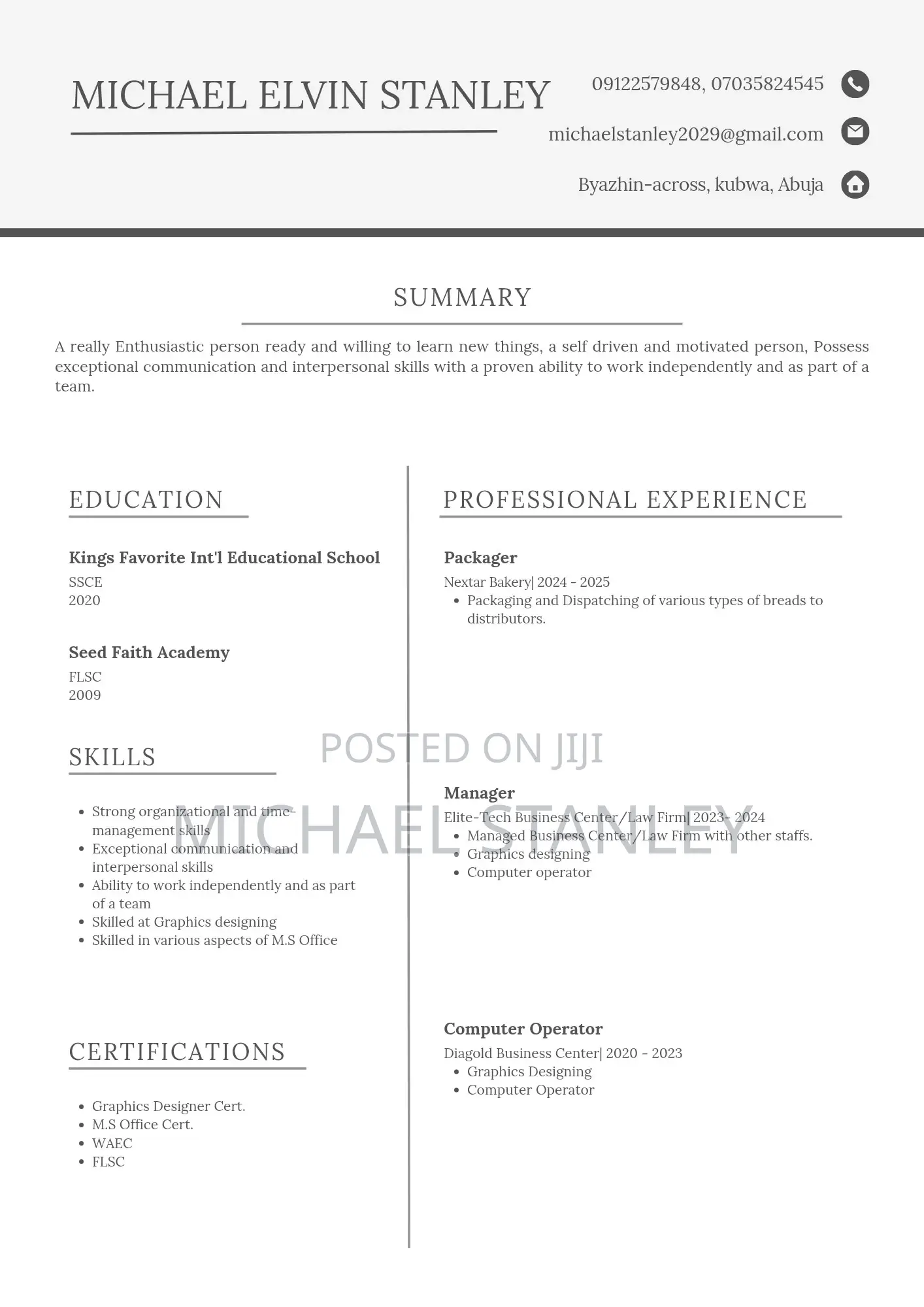 Customer Care Rep