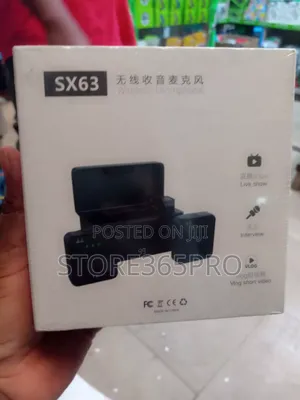 Sx63 Noise Cancelation Wireless Microphone