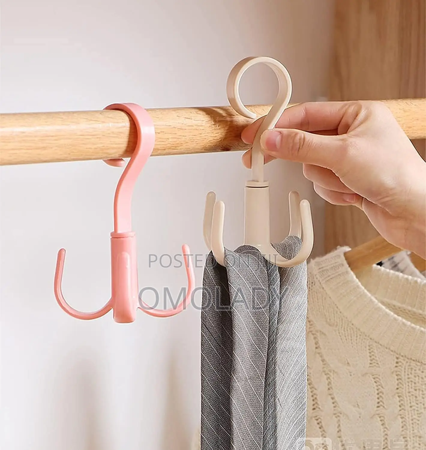 360 Multi-Function Tie Scarf Hanger