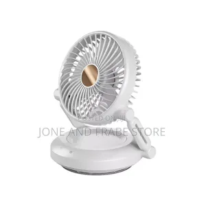 360° Rotation Foldable Mini Rechargeable Fan With Led Light