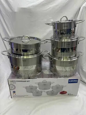 Korkmaz Turkey 18/10 Stainless Steel Cooking Pot Set
