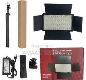 Led 600 RGB Professional Photo Video Led Light Kit