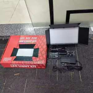 Led 800 Rgb Pro Photo And Video Led Light Kit With Stand