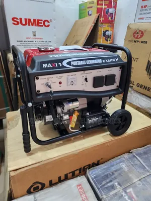 5.5kva Maxi Generator Set Key Start. 100% Pure Copper Coil