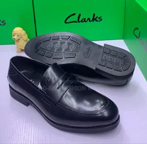 Clarks Black Flat Shoes