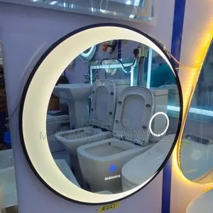 Framed Round Multiple Lights Led Mirrors