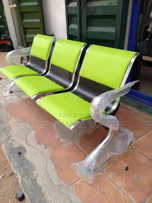Metal 3 Seater Waiting Chair