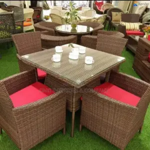 Quality 4 Seater Rattan Chair and Table