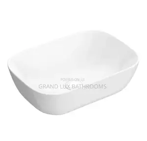 "Modern Rectangular Countertop Bathroom Basin