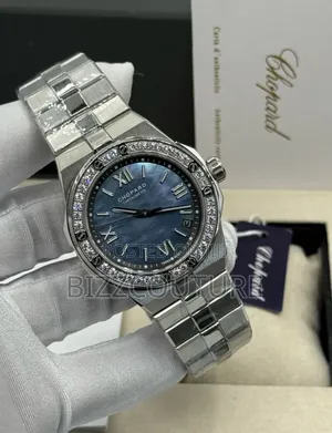 Original Chopard Silver Stainless Steel Watch