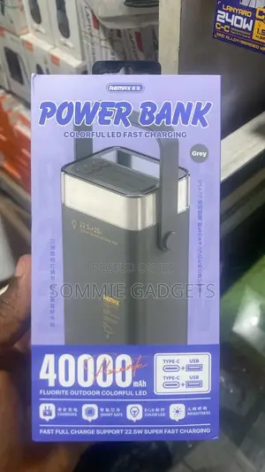 Remax Power Bank 40000mah 22.5w