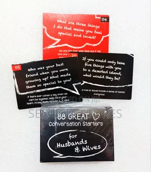 88 Great Conversation Starter Game Cards
