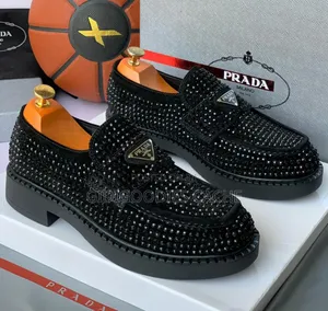 Studded Suede Prada Shoes