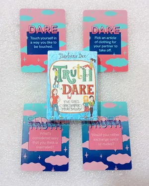 Truth or Dare Girls Party Game Cards