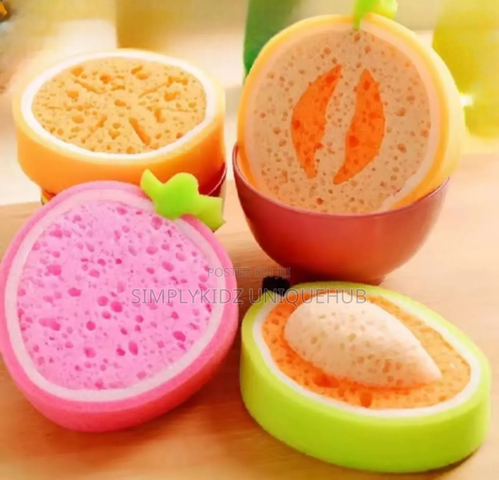 Fruit-Shaped Multi-Functional Sponge