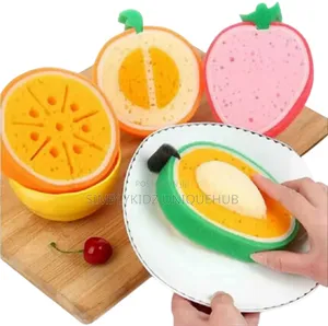 Fruit-Shaped Multi-Functional Sponge