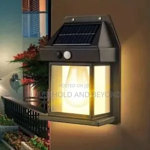 Motion Sensor Solar Outdoor Wall Lamp