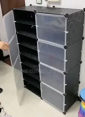 Shoes Rack With Cover - Dust Proof Shoes Organizer