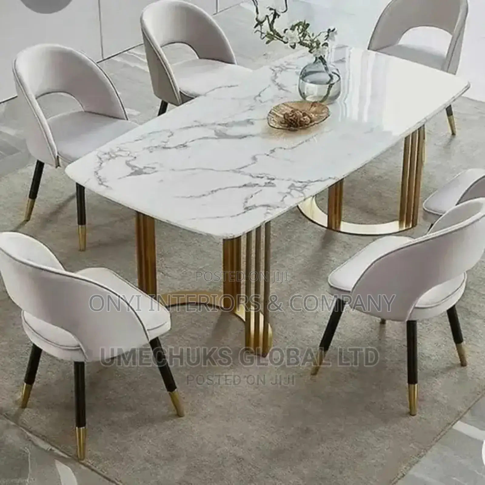 Classy Dining Table With 6 Chairs