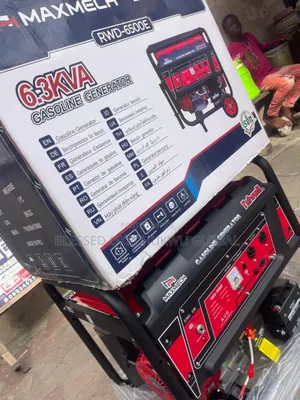 6.3kva Maxmech Generator  Copper With Warranty