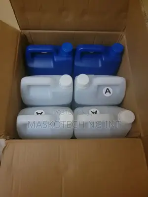 Epoxy Resin, Hardener And Tools