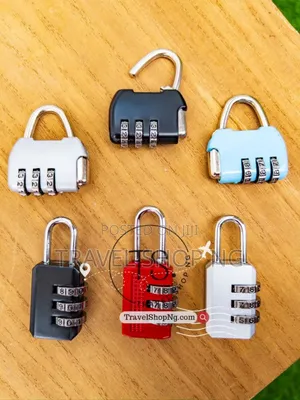 Combination Lock Padlocks: 3 Digit