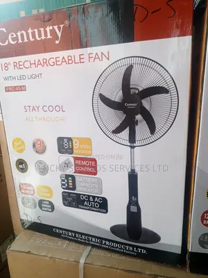 Century Rechargeable Fan 18"