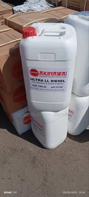 Ultra Ll Diesel Gasoline Engine Oil 25litres 15w40