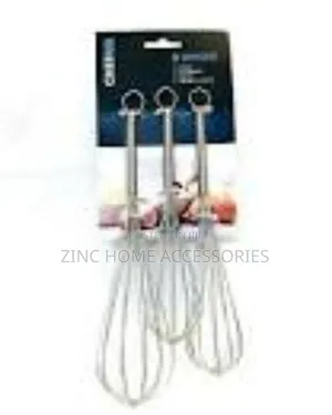 Chef Aid Stainless 3 Whisks