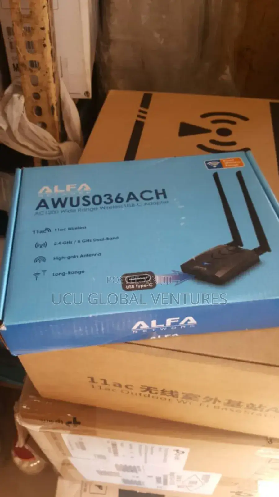 Alfa Network Awus036ach Wireless Usb-C Adopter