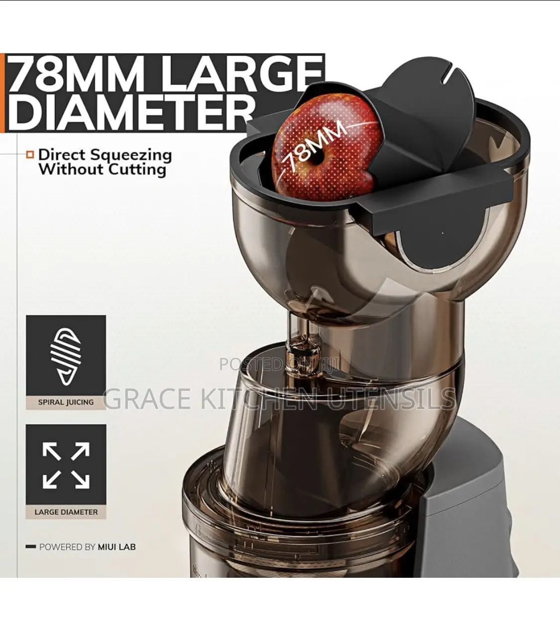 Miui Slow Masticating Juicer