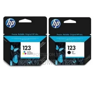 Original Hp 123 Ink Catridge Black and Colours