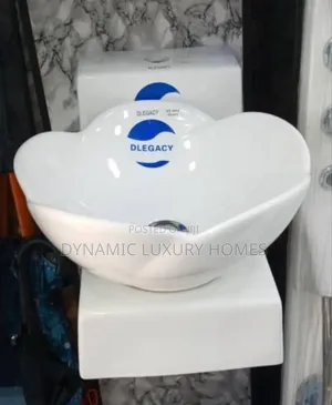 Luxury Modern Ceramic Wall Hug Wash Hand Basin