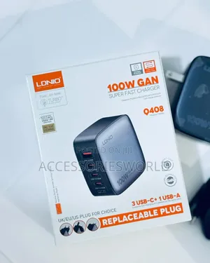 Ldnio Q408 100w 4-Port Usb Pd Gan Wall Charger