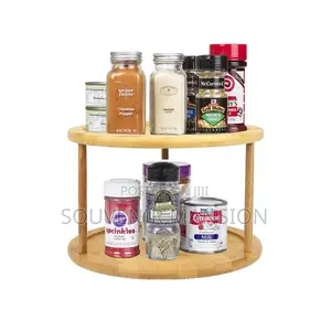 2 Tier Bamboo Turning Rack