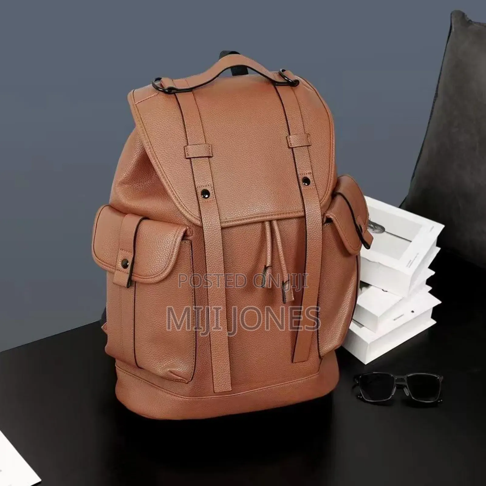*Zara Leather Backpack*